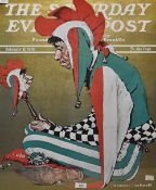 After Norman Rockwell (American 1894-1978) reproduction colour print, iconic cover of The Saturday