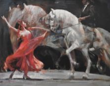 After Fletcher Sibthorp (British b.1967) limited edition colour print 'Bailadora y Caballo' (
