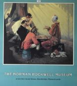 After Norman Rockwell (American 1894-1978) colour advertising print 'Checkers' 'The Norman