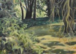Dennis Robinson (20th Century), acrylic, 'Smuggler's Cottage', signed to the lower left, framed,