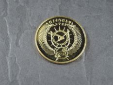 A 1978 Ethiopia 600 Birr Gold Coin, Walia Ibex to reverse, Uncirculated in plastic capsule and