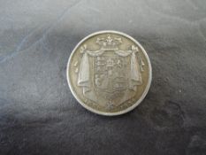 A 1834 William IIII Silver Half Crown, bare head, W W in script
