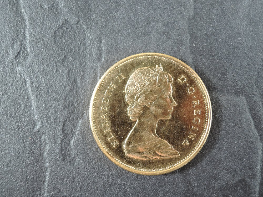 A 1967 Queen Elizabeth II Canada 20 Dollars Gold Coin, commemorating 100th Anniversary of Canada, - Image 2 of 2