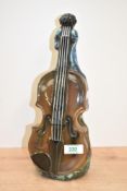 A Vintage Drioli Musical Violin Liqueur Flask, H31cm