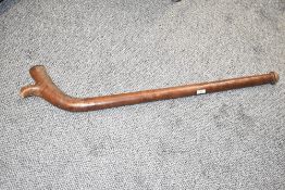 An impressive 19th century carved Fijian hardwood Kiakavo club stick / war club, having a rich