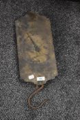 An early 20th century Salter's Trade spring balance, impressed makers mark to base, h38cm