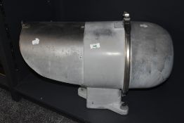 A large Pharos Marine automatic power light projector, makers mark to base, L 60cm x H 38cm, A/F.