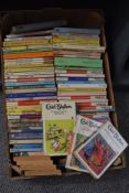 A large box containing various Enid Blyton novels, to include Second Form at Malory Towers, Firth
