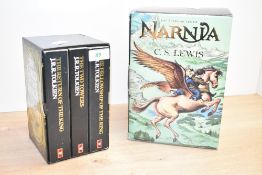 A set of 7 Narnia novels by C.S. Lewis and trilogy The Lord of The Rings by J.R.R Tolkien