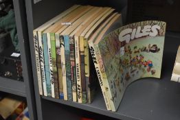 A series of 14 Giles Sunday Express and Daily Express cartoon novels, ( 14 ).