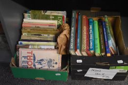 Two box's full of of sporting novels, manly cricket novels, to include The Dunlop Cricketer's