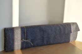 A bolt of 100% pure new wool, in cool brown mix, 3m long and 150cm (60 inches) wide.