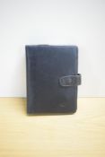 A boxed The Bridge filofax in black leather 19 X 14cm