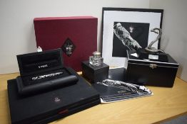 A Parker Snake pen collection. A Limited Edition Parker Snake converter /cartridge fill fountain pen