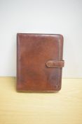 A boxed 'the Bridge' leather organiser 23x19cm