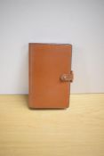 A Glen Royal organiser in brown leather 19.5 x13cm
