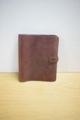 A boxed Mulberry Filofax in brown leather 23x19cm