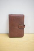 A boxed Mulberry grained leather organiser/ agenda, 12.5x19.5cm