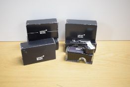 Six bottles of Montblanc ink, five boxed
