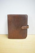 A boxed 'the Bridge' leather organiser 23.5x19cm
