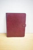 A Filofax Deskfax in real calf leather 28 x 22cm
