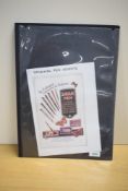 A Portfolio of thirty five original fountain pen adverts, 11x Parker, 5 Watermans, a Dunhills, 14x