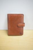 A boxed The Bridge filofax in brown leather 19 X 14cm