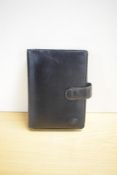 A boxed 'the Bridge' black leather organiser 19x14cm