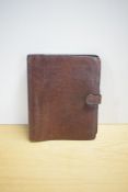 A boxed Mulberry Filofax in red leather 23x19cm