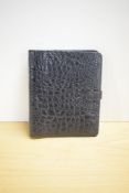 A boxed Mulberry Filofax in black leather 23x19cm