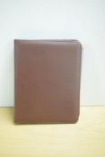 A Daines & Hathaway leather organiser 23x18cm