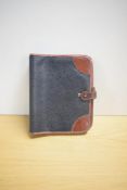 A boxed Mulberry Filofax in Scotchgrain leather 23x19cm
