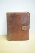 A The Bridge filofax in brown leather 24 X 19cm