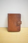 A The Bridge filofax in brown leather 19 X 14.5cm