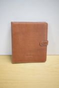 A Mulberry Filofax in brown leather 23x19cm