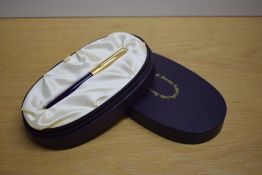 A boxed Parker Sonnet Premiere ballpoint pen. Limited Edition Assession - The Queens Golden