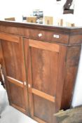 A 19th Century mahogany corner cupboard