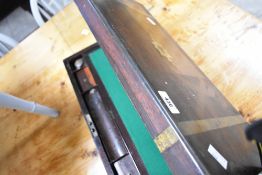 A Victorian mahogany lap desk, width approx. 51cm