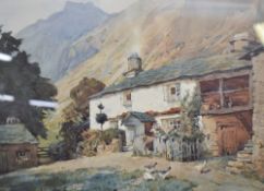 Alfred Heaton Cooper (British,1864-1929) two colour prints, 'Wood Farm, Troutbeck, 1916' and 'The