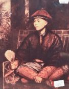After Lang Shihning (Giuseppe Castiglione Italian 1688-1766) a contemporary Chinese coloured