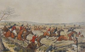 Thomas Fielding (British, 1758-1820) after Henry Alken (British, 1774-1850) hand coloured