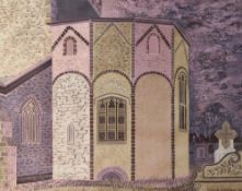 After Peter W Wickham (British 1934-2009) a limited edition woodblock print 'Manderin' duck,
