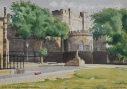 Richard Irving, a collection of 20th century English school watercolours, 'Hanging Corner, Lancaster