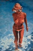 After Rolf Harris (Australian 1930-1923) limited edition colour print, giclee on paper, 'The Straw