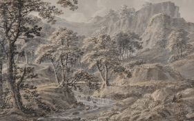 Attributed to Amos Green (British 1735-1807) an 18th century English school monochrome