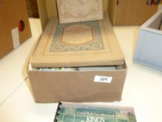 CIGARETTE CARDS COLLECTION IN ALBUMS< BOXES AND LOOSE, TURF, WILLS, PLAYERS ETC Box with several