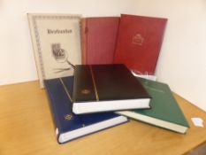 WORLD COLLECTIONS IN 7 VOLUMES SOLD AS 1 LARGE LOT Various collections, much European in seven