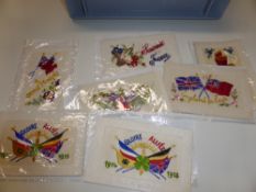 POSTCARDS - COLLECTION OF WWI SILKS 1914 ONWARDS Small range of 7 WWI silks dating from around