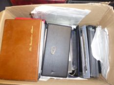 GB & SOME WORLD COVER COLLECTION IN 13 VOLUMES 1960's-2000's Box with a dozen cover collections