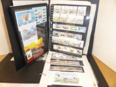CHRISTMAS ISLAND, TRISTAN DA CUNHA MNH COLLECTIONS BY SETS TO 1990's Couple of binders with